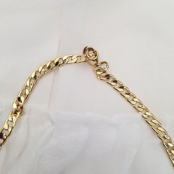 EXPRESS womens XS black & white snakeskin print chain halter open back blouse - Picture 4 of 5